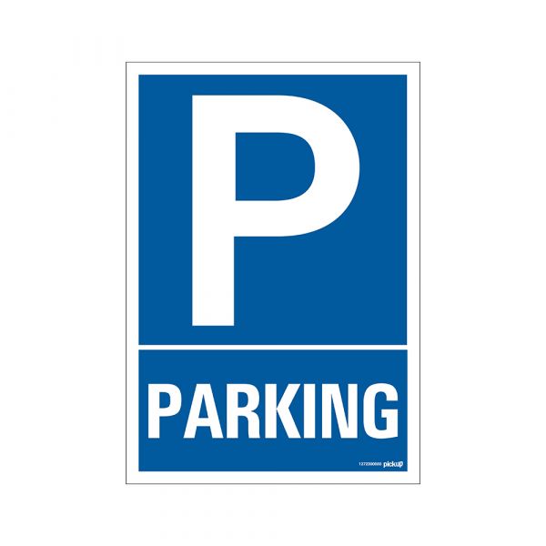 Bord p parking - 230x330 mm.