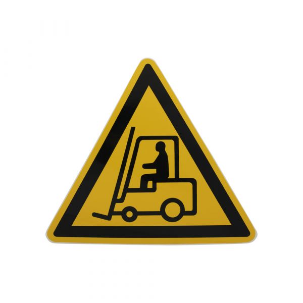 Sticker fit on forklift - 200 mm triangle.