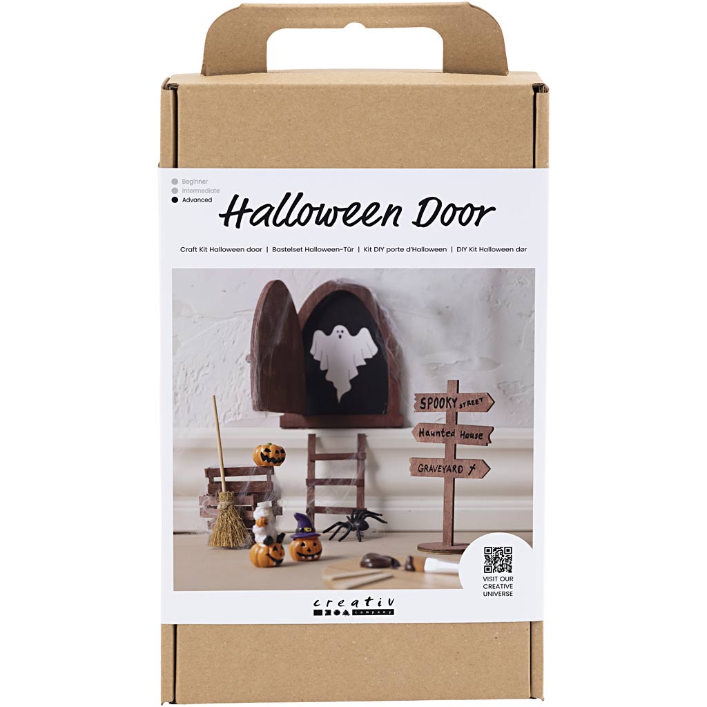 Creativ company hobby set Halloween door, 1 box