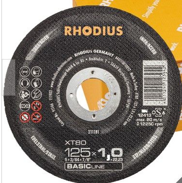 Ac cutting disc 125x1 xt85 valuepk 50 pieces*