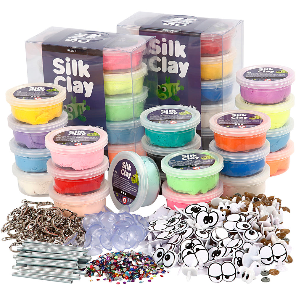 Silk clay funny friends, large, 1 set