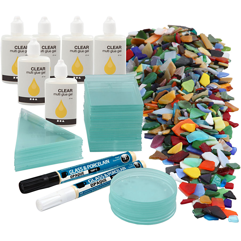 Creativ company groepsset mozaiek hangers, 40 stuk, 1 set