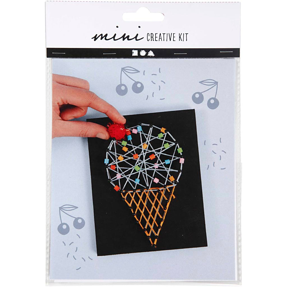 Creativ company mini creative set, ice cream in cone, 1 box