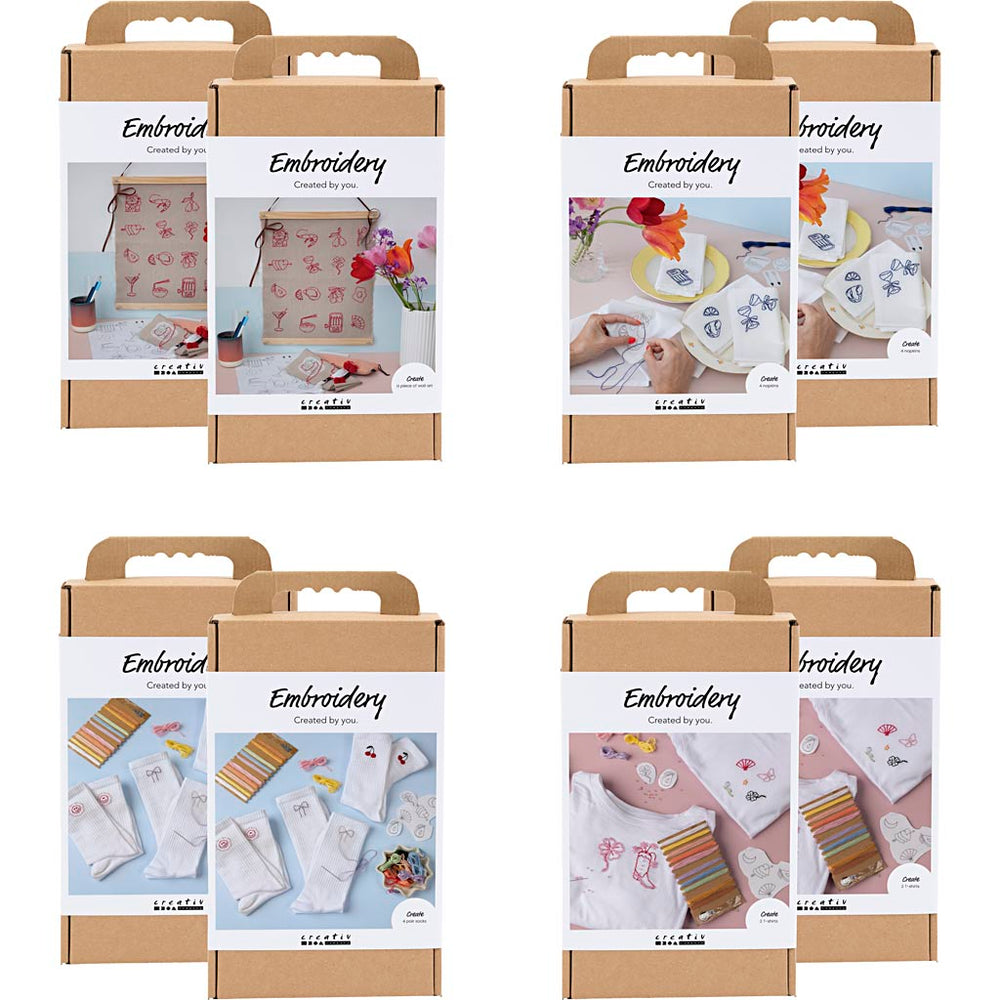 Creativ company introductiepakket, garen, borduurwerk, 8 doos 1 doos