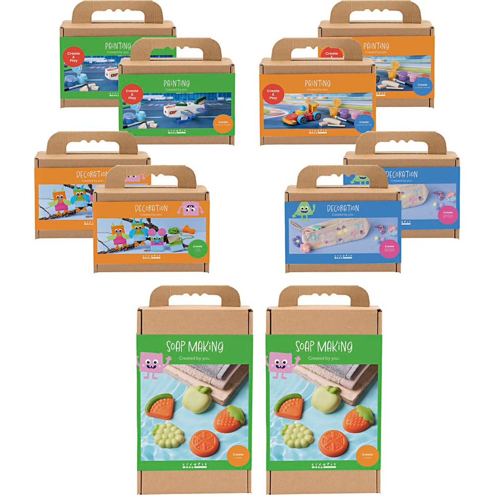 Creativ company introductiepakket, creativiteit voor kinderen, 10 doos 1 doos