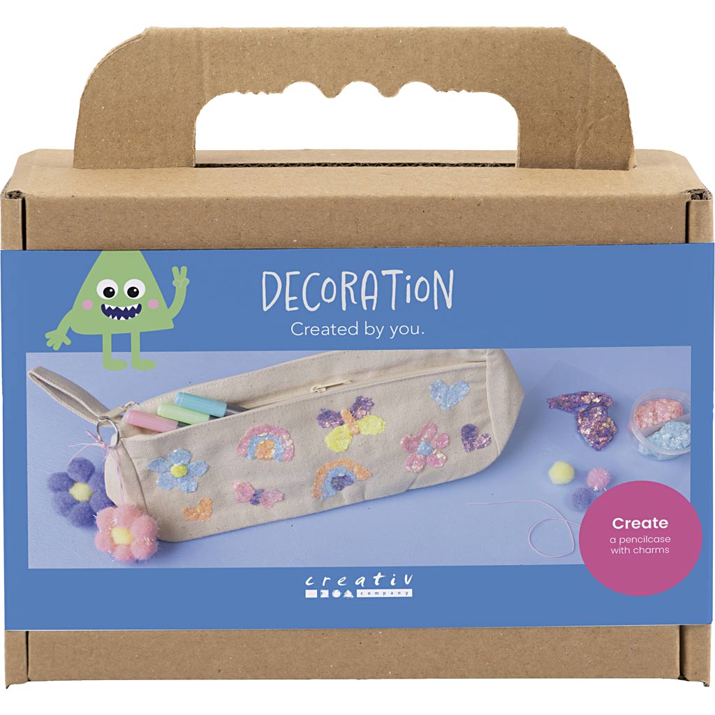 Creativ company mini hobbyset decoratie, etui, pastelkleuren, 1 doos