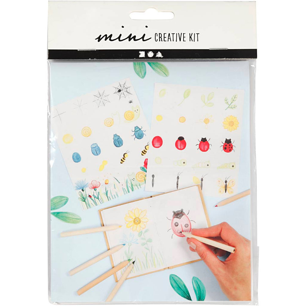 Creativ company mini creative kit, insecten, 1 doos