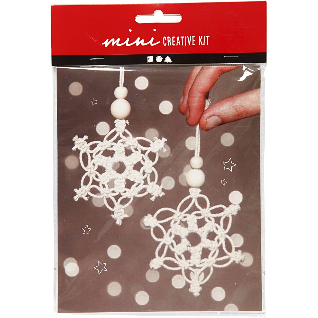 Mini Creative Kit Macrame Snowflake