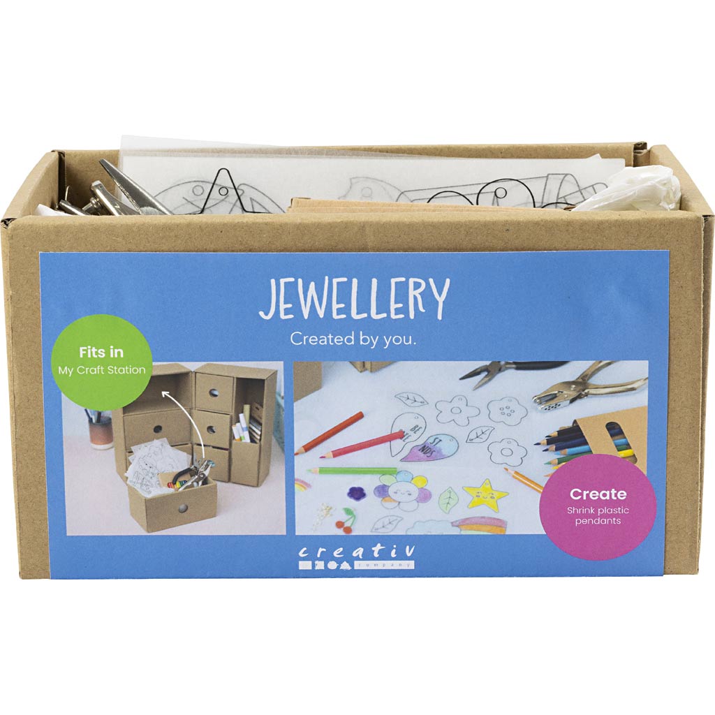 Creativ company mijn knutselstation sieraden, diverse kleuren, 1 doos