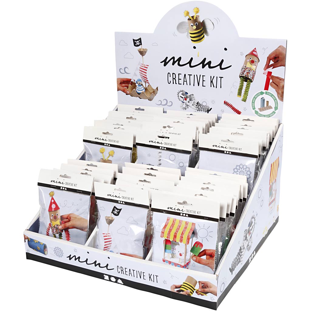 Creativ company display met creative mini kits, 60 set 1 doos