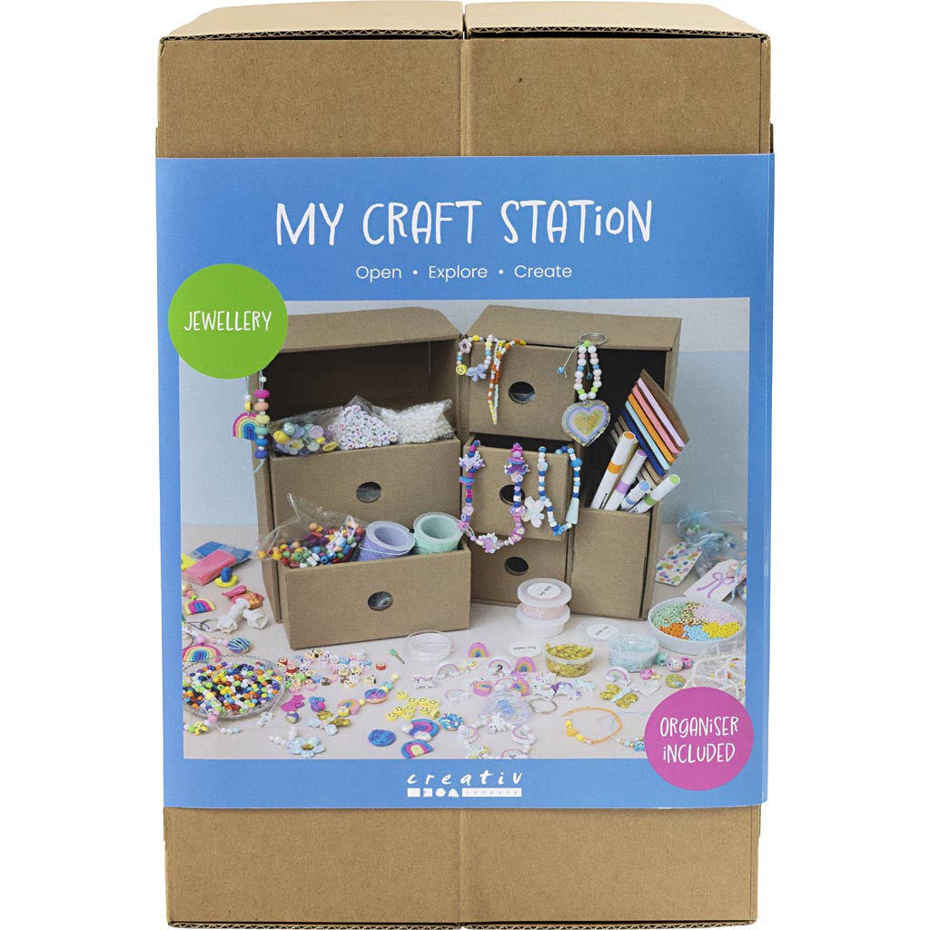 Creative company my craft station jewelry, various colors, 1 piece 1 box
