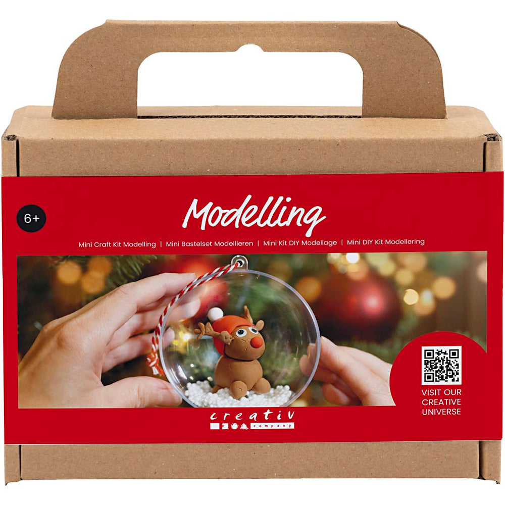 Creativ company mini hobbyset boetseren, rendieren, 1 doos
