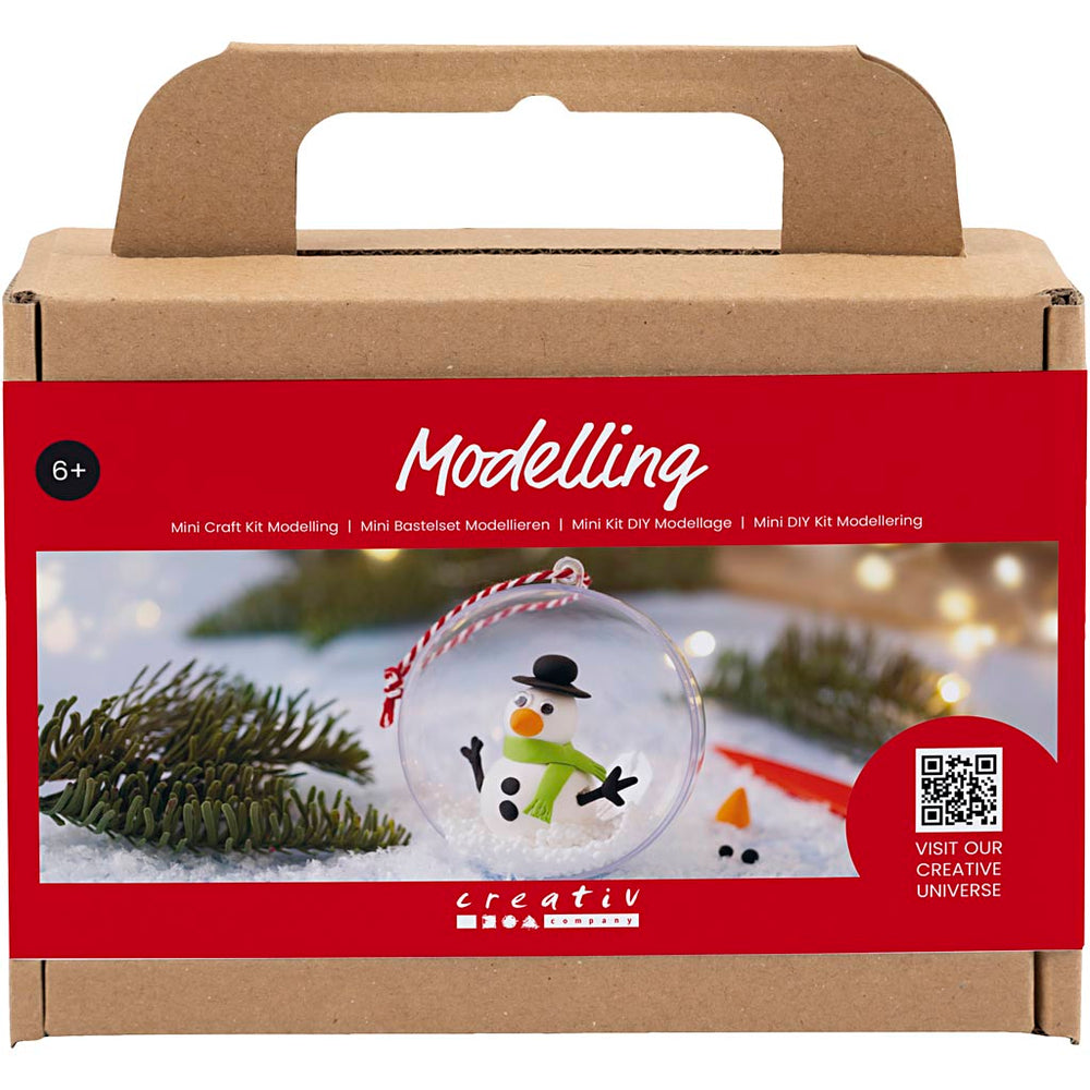 Creativ company mini hobby set modeling, snowman, 1 box