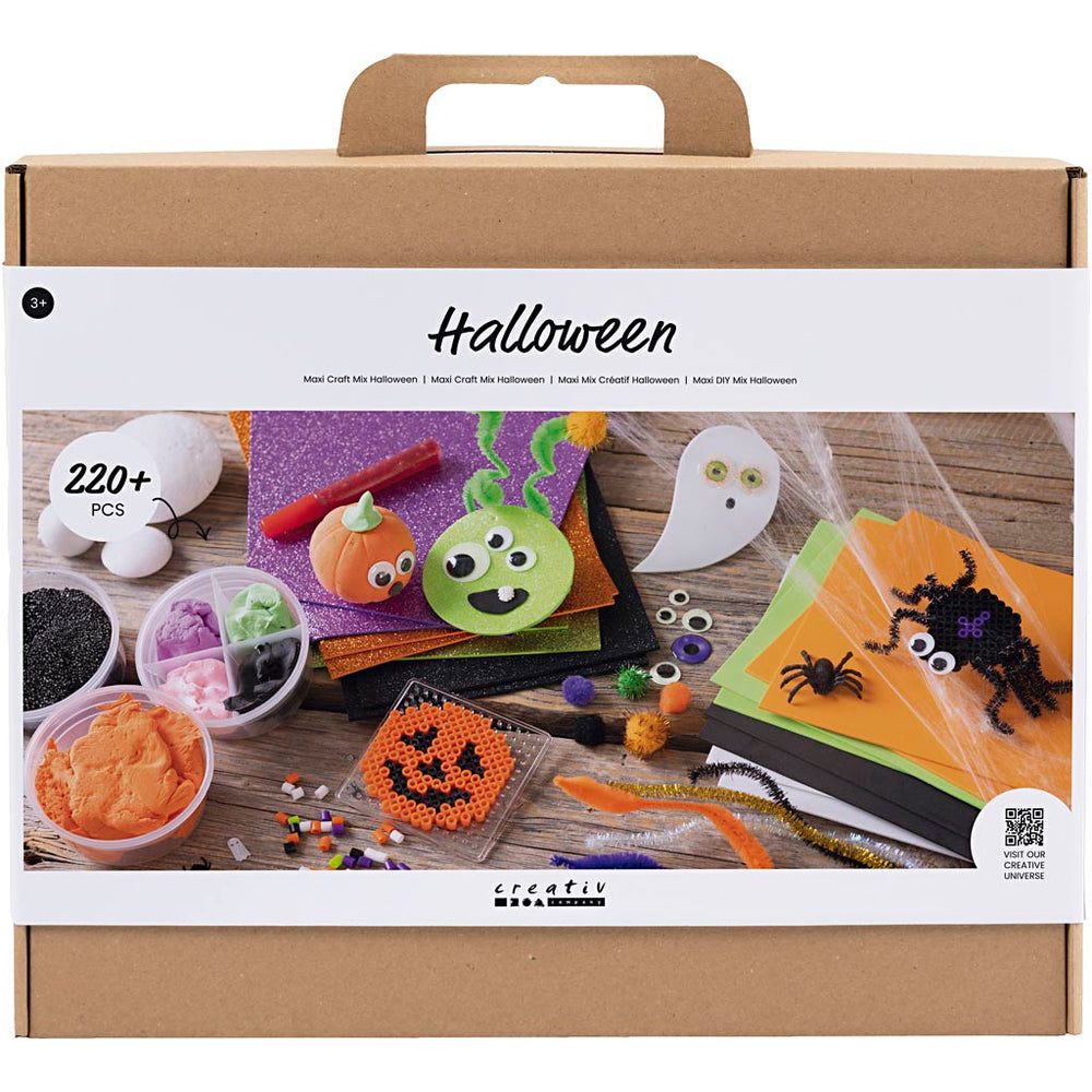 Creativ company maxi creative box halloween, 1 box