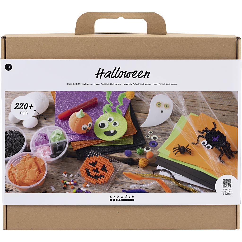 Creativ company maxi creative box halloween, 1 box