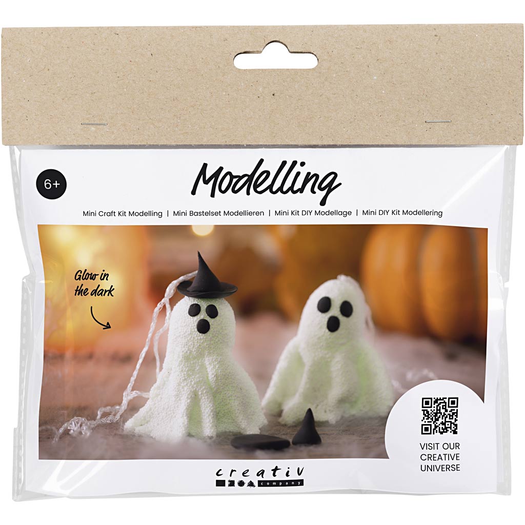 Creativ company mini hobbyset boetseren, spookje, 1 doos