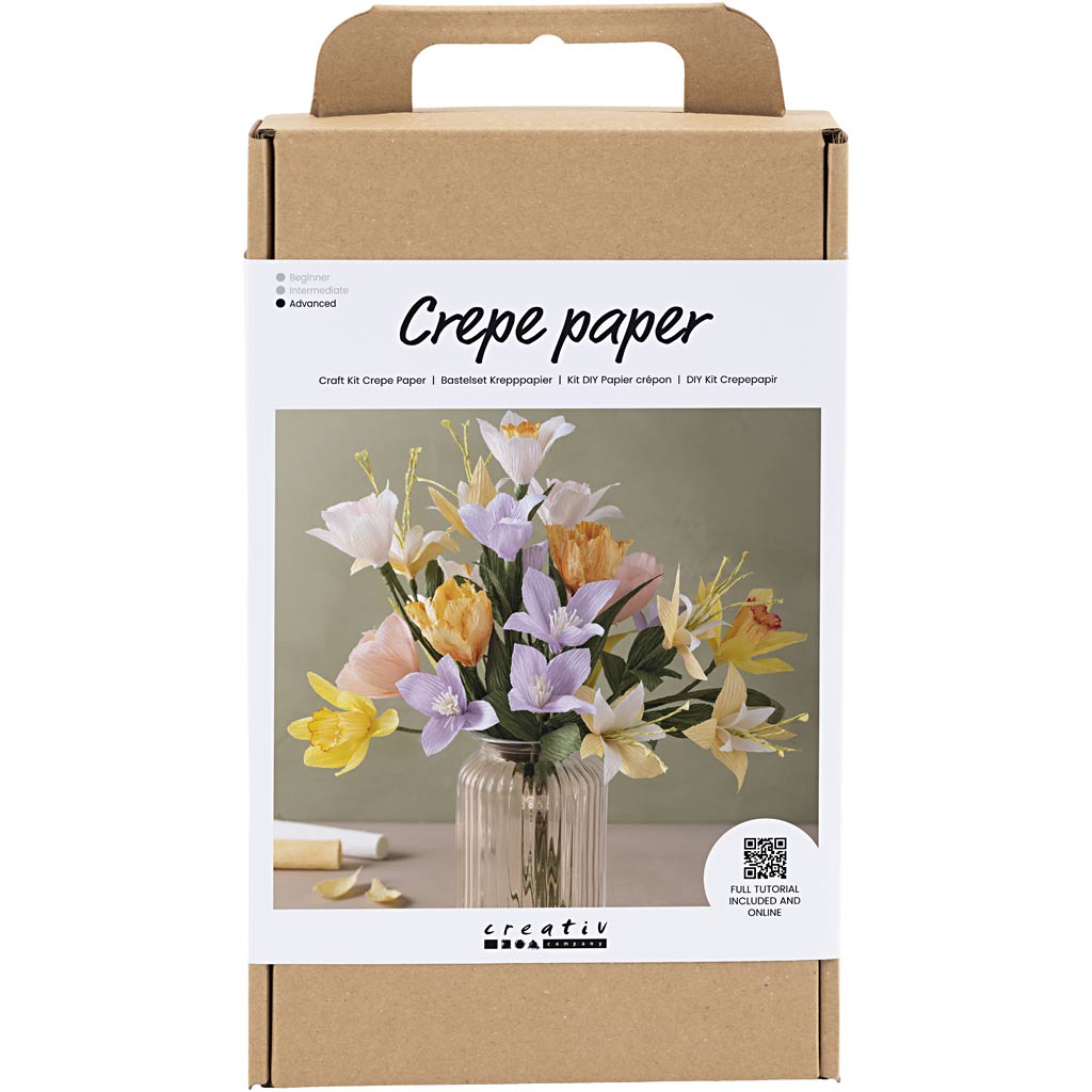 Creativ company hobby set crepe paper, 1 box