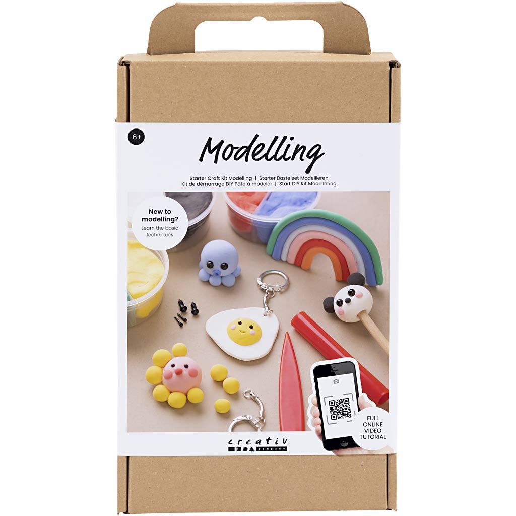 Creativ company starter hobby set sculpting, 1 box