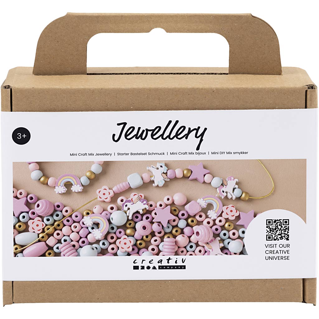 Creativ company mini creative box jewelry, pastel colors, 1 box