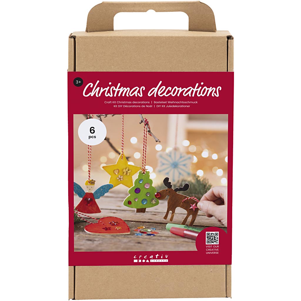 Creativ company hobbyset kerstdecoratie, kleuren, 1 doos