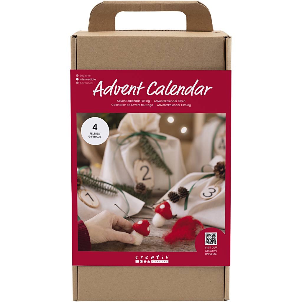 Creativ company adventskalender vilt, 1 doos