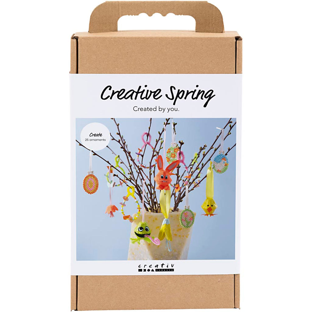 Creativ company creatieve box creatief voorjaar, diverse kleuren, 1 doos