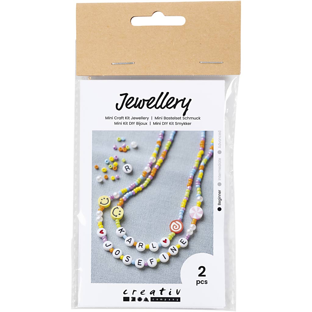 Creativ company mini hobby set jewelry, necklaces, 1 box