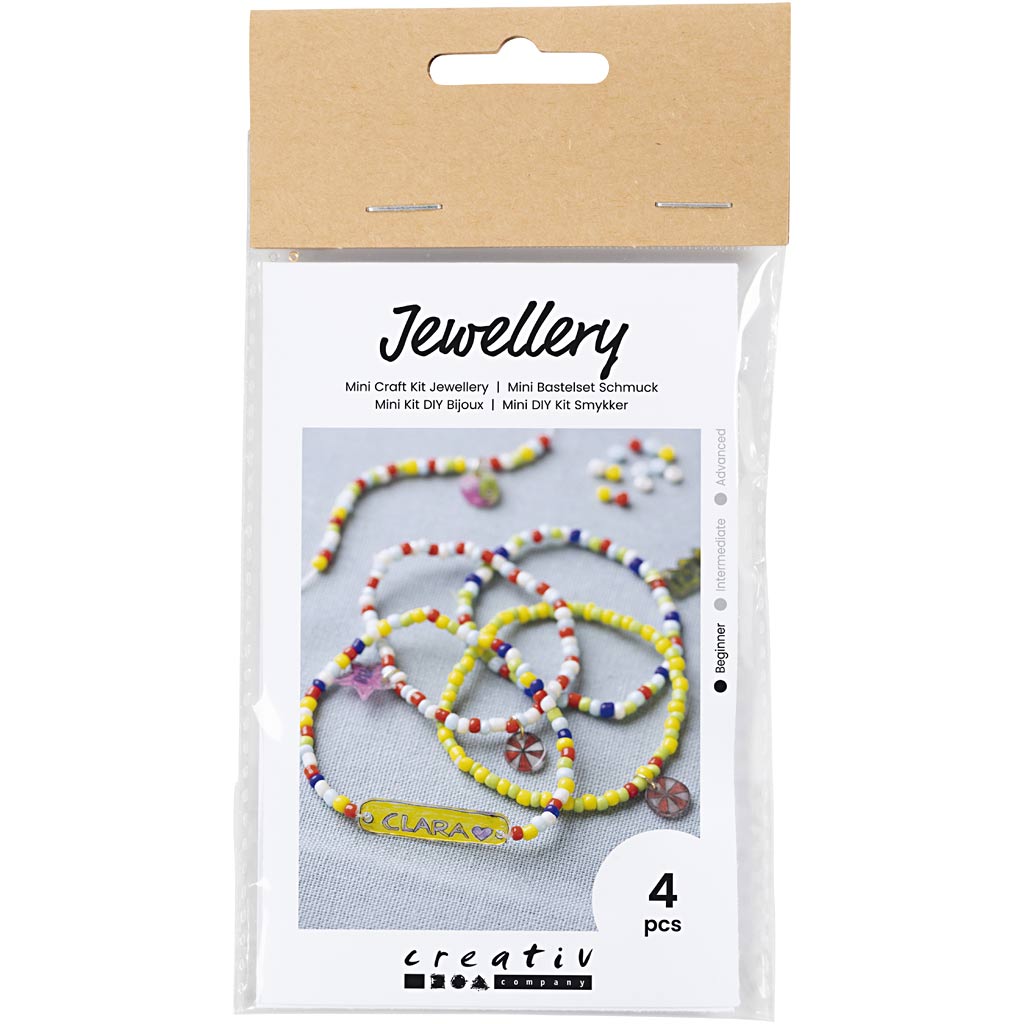 Creativ company mini hobby set jewelry, shrink foil bracelets, 1 box