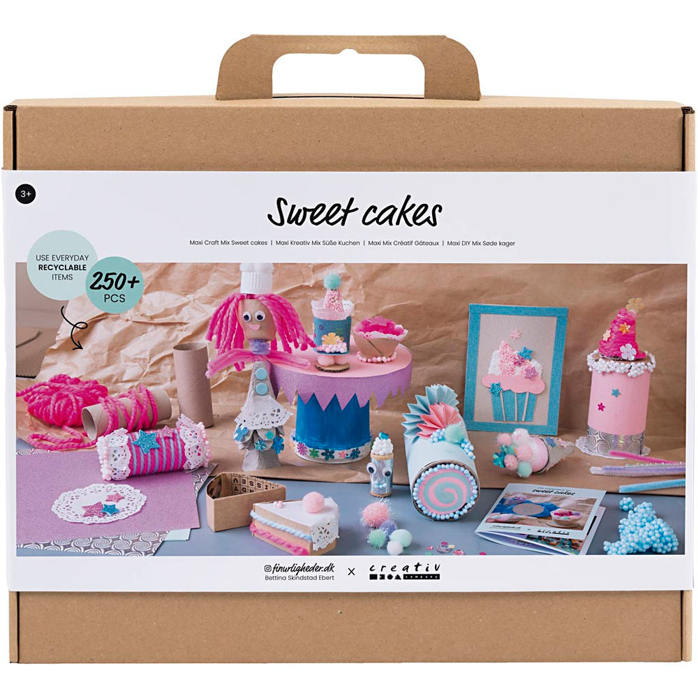Creativ company maxi creative box delicious cakes, pies and sweets, various colors, 1 box
