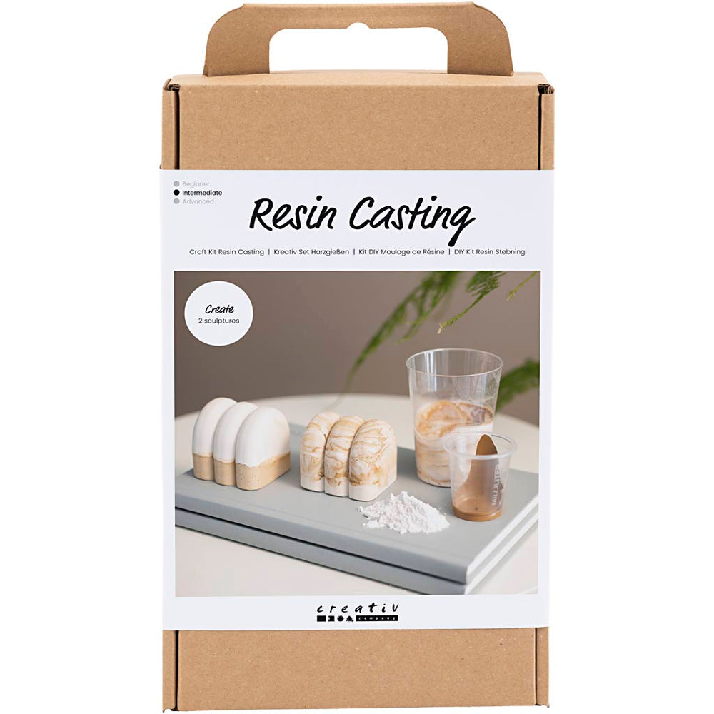 Creativ company hobbyset hars gieten, beeldje, beige, off white, 1 doos
