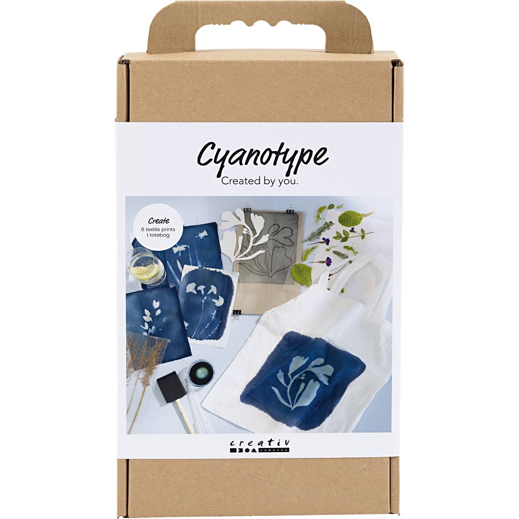 Creativ company hobby set cyanotype, textile, blue, 1 box