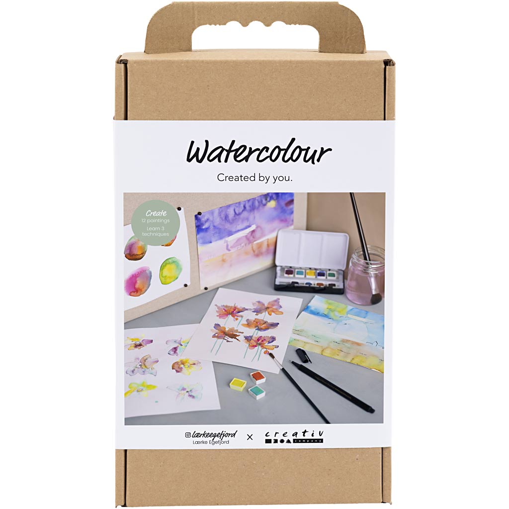 Creativ company hobby set watercolor, 1 box