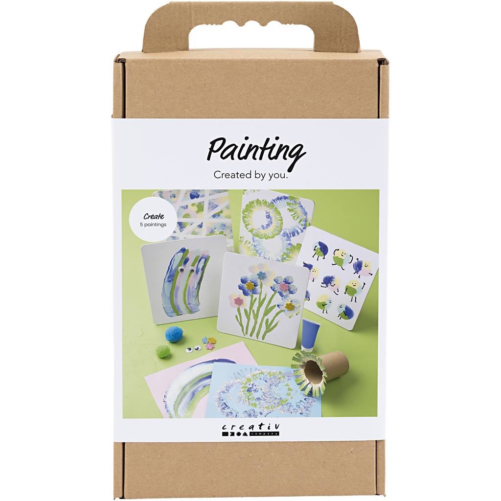 Creativ company hobbyset schilderen, diverse kleuren, 1 doos