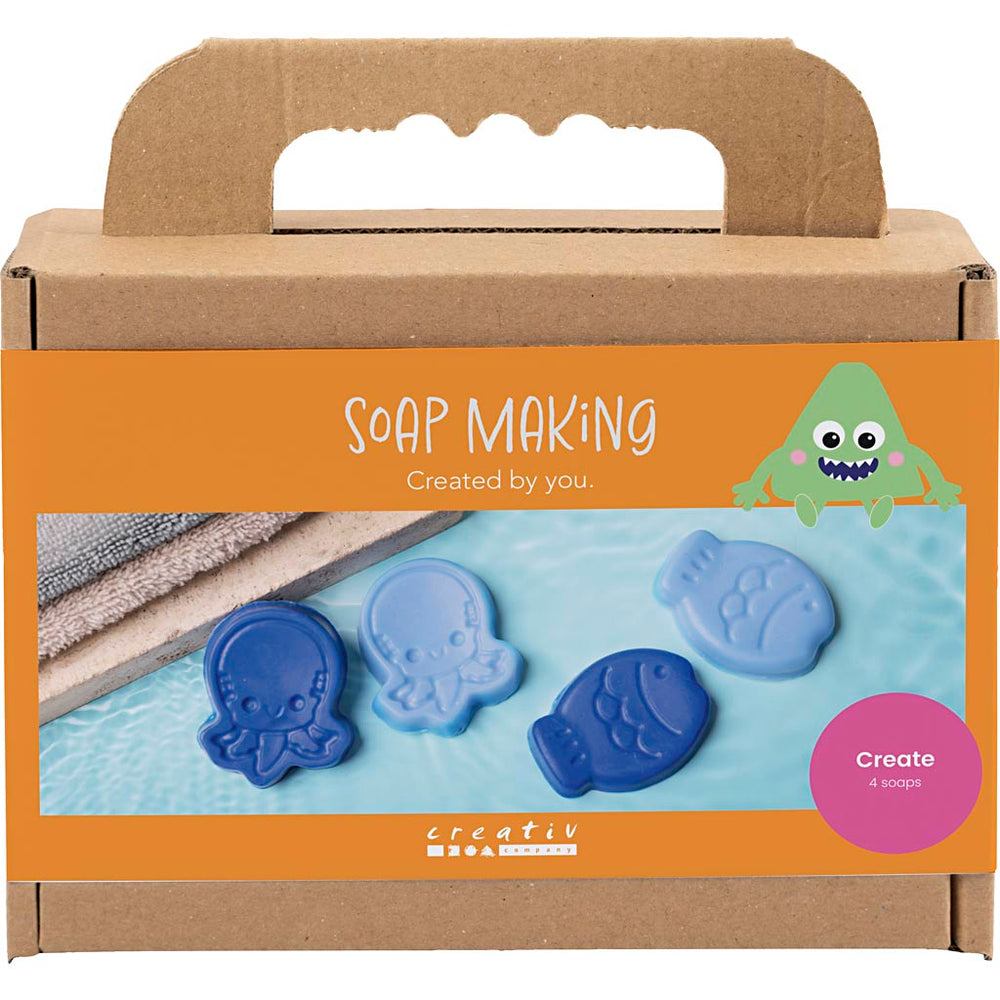 Creativ company hobby set soap making, sea animals, blue, 1 box