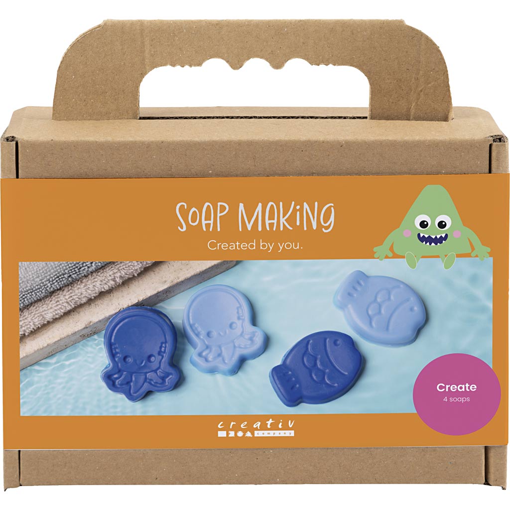 Creativ company hobby set soap making, sea animals, blue, 1 box