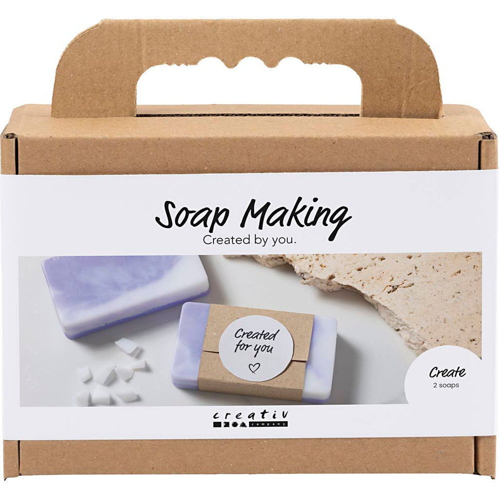 Creativ company mini hobby set soap making, square, light purple, 1 box