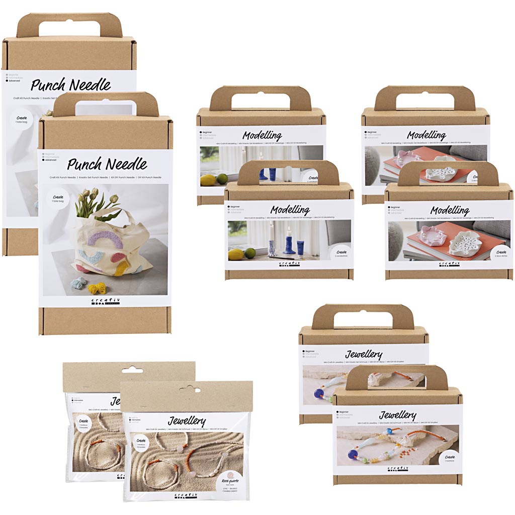 Creativ company introductory package, summer projects for adults, 10 boxes 1 box