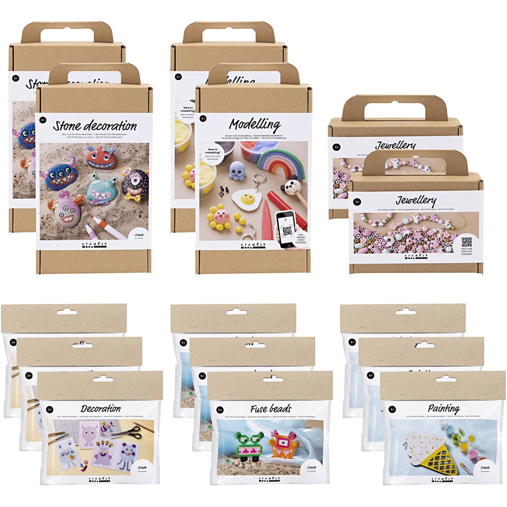 Creativ company introductory package, summer projects for children, 15 box 1 box
