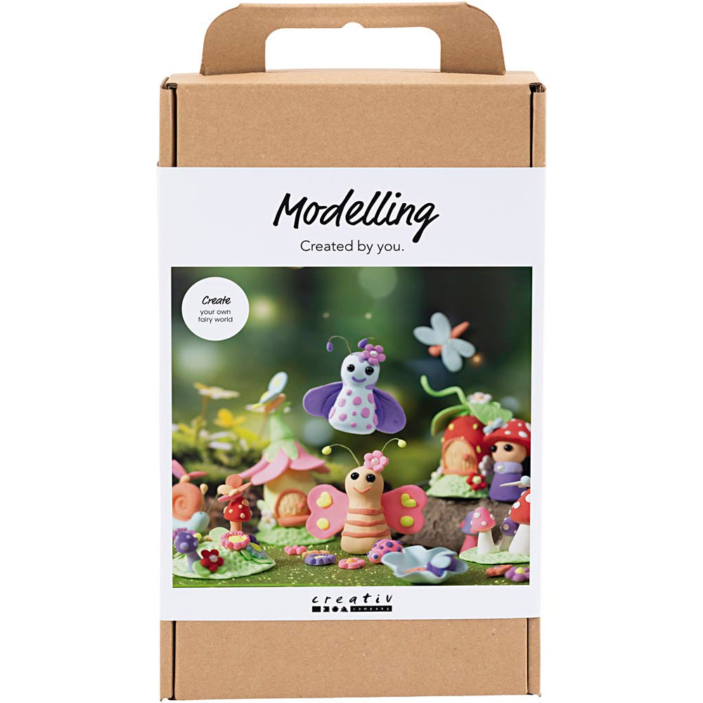 Creativ company hobby set sculpting, elf, pastel colors, 1 box