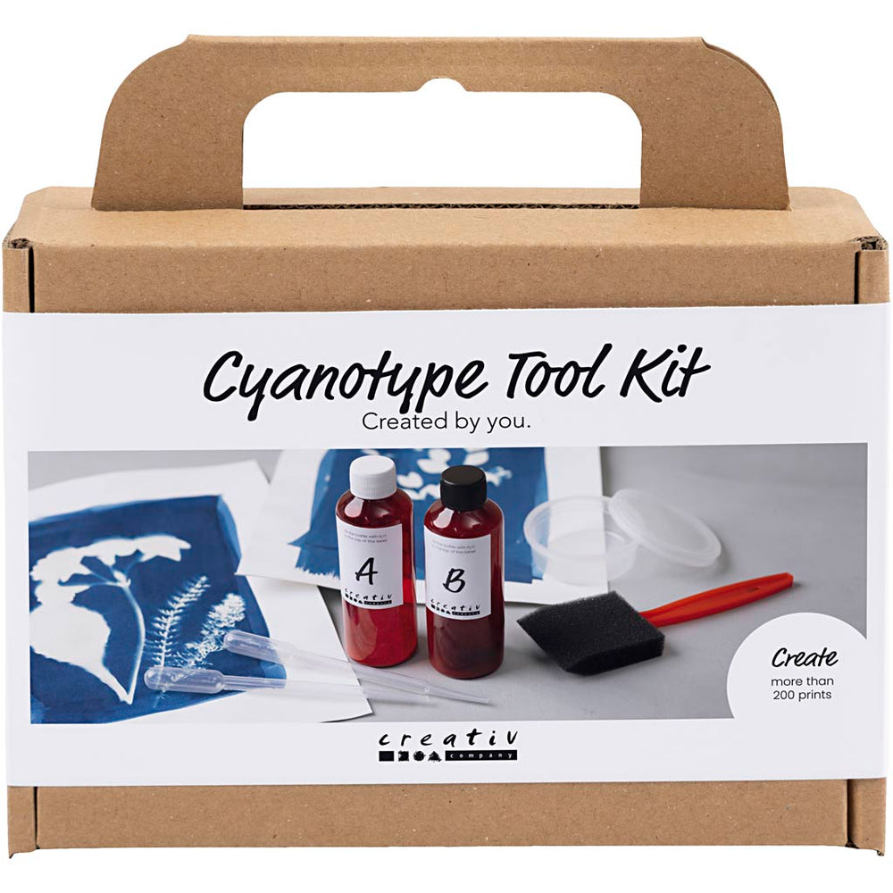 Creativ company toolkit for cyanotype, accessories, blue, 1 box