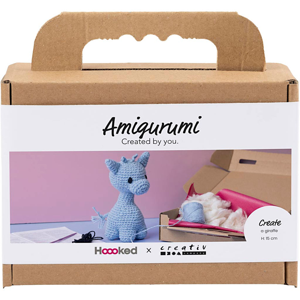 Creativ company hobby set amigurumi, giraffe, light blue, 1 box