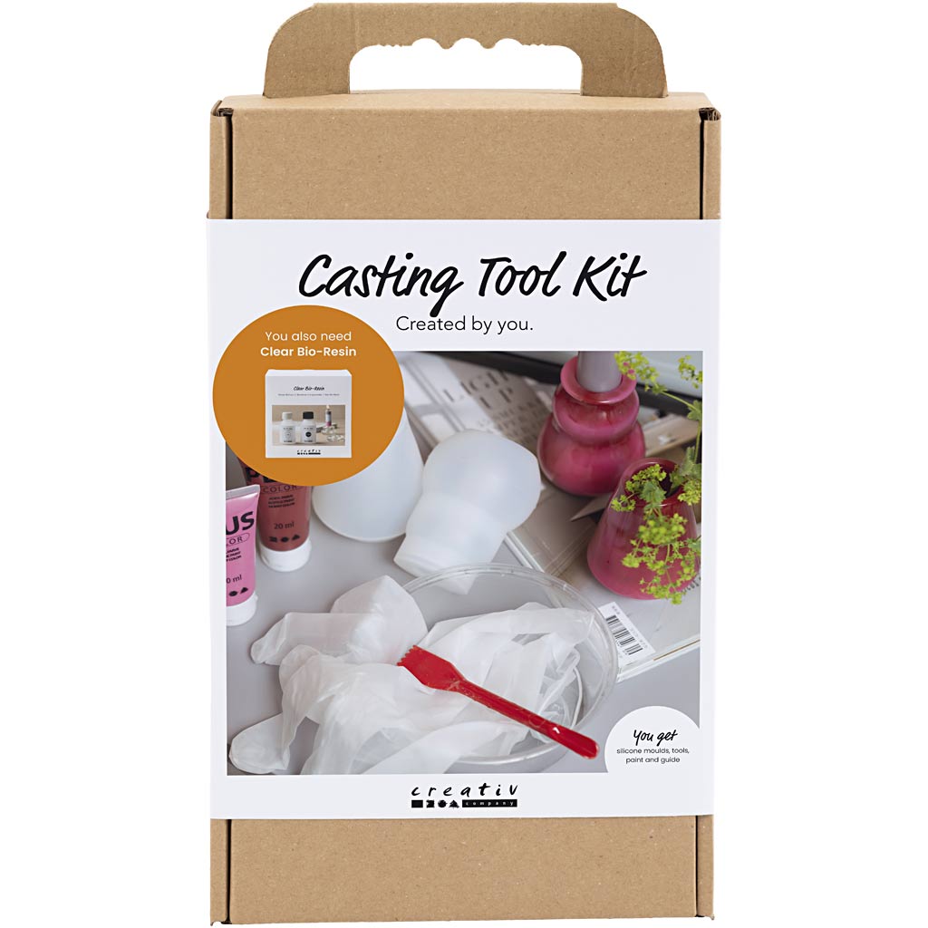 Creativ company casting tool set, dark pink, 1 box