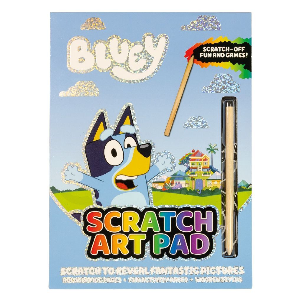 Bluey Scratch Pad with Games