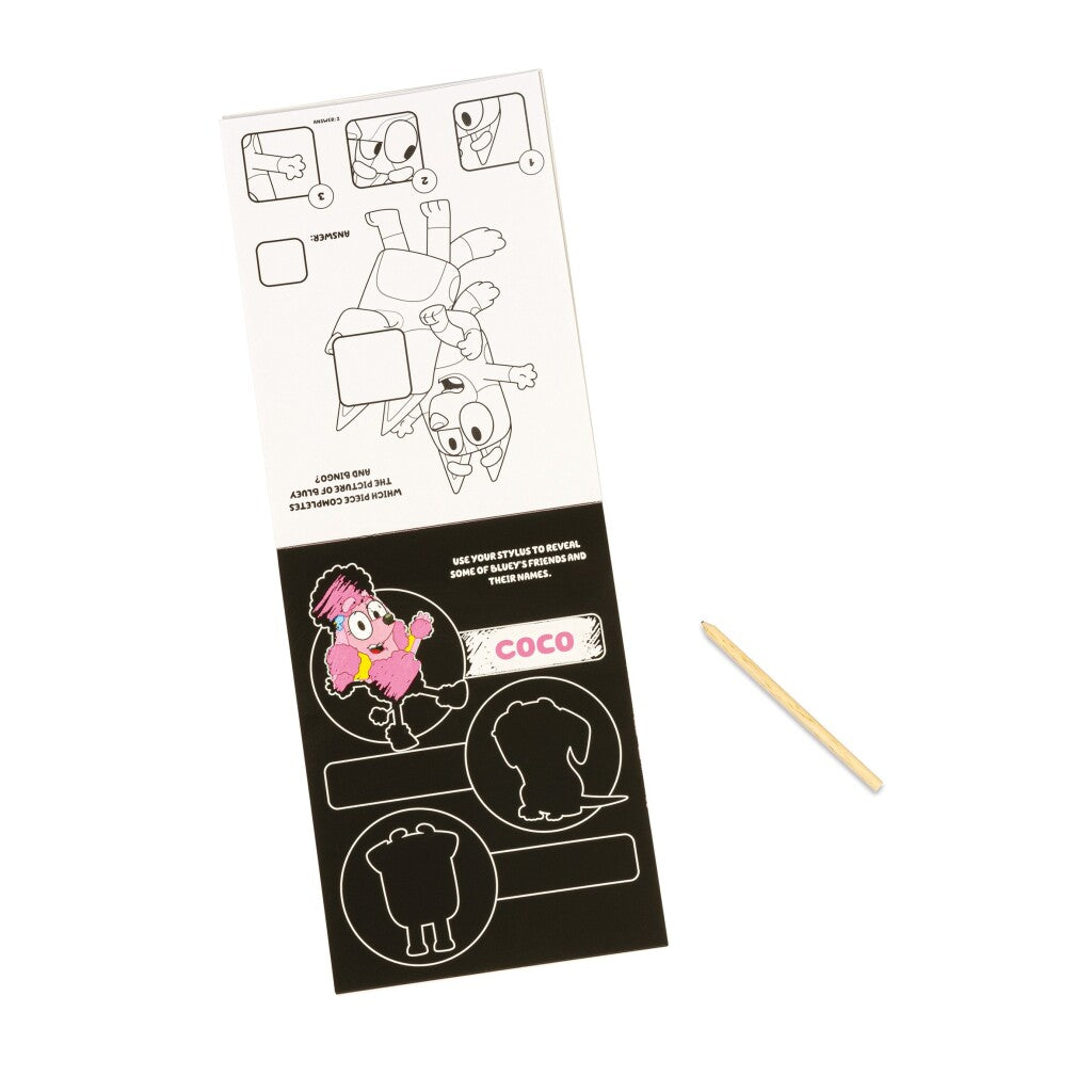 Bluey Scratch Pad with Games