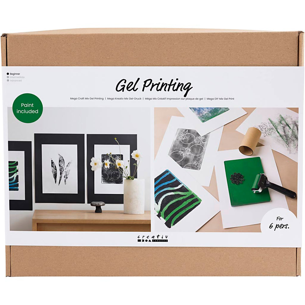 Creativ company group set gel printing, colorful prints, 1 box