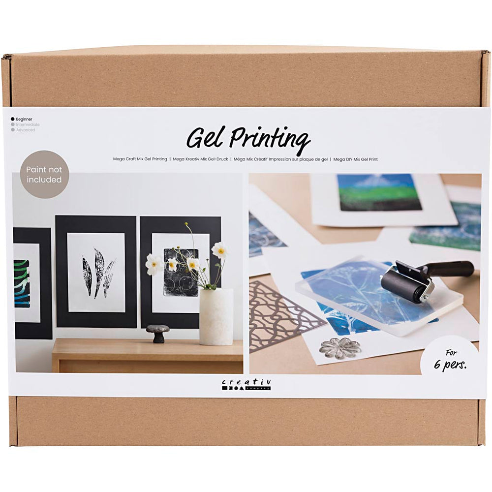 Creativ company group set gel printing, 1 box