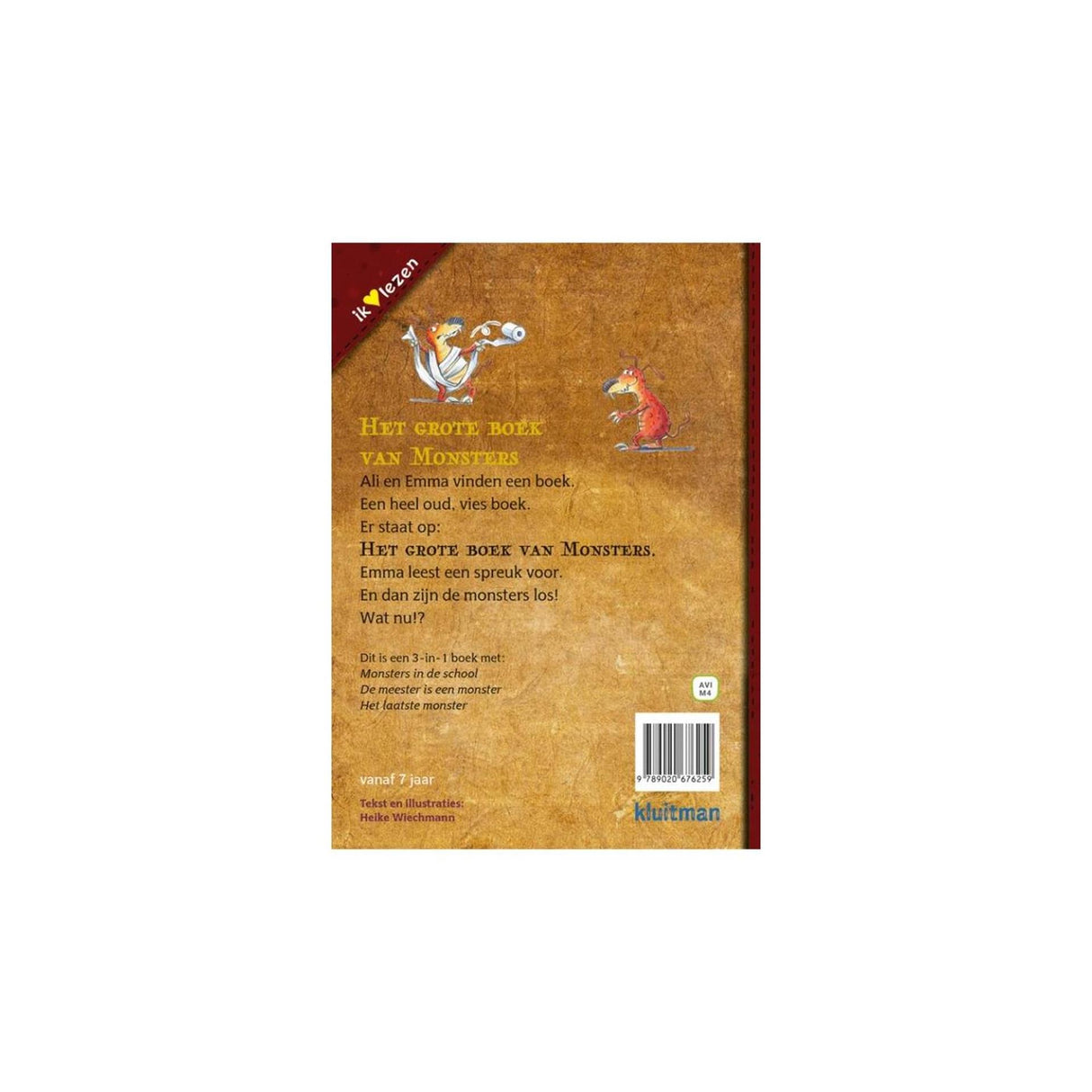 Kluitman ik hartje lezen. het grote boek van monsters