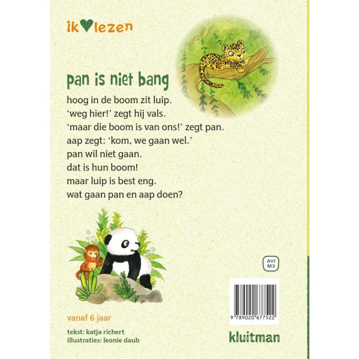 Kluitman ik lezen - pan is niet bang