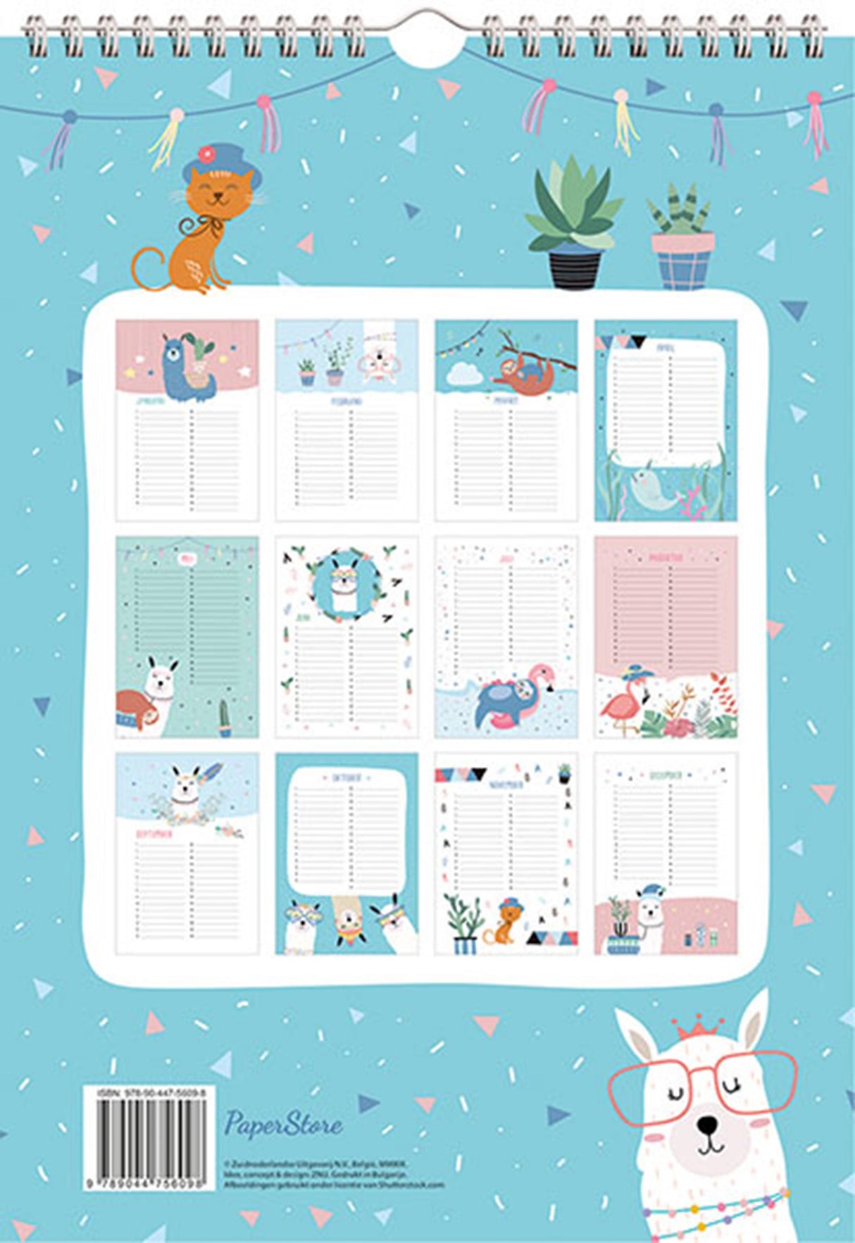 Deltas verjaardagskalender trendy dieren