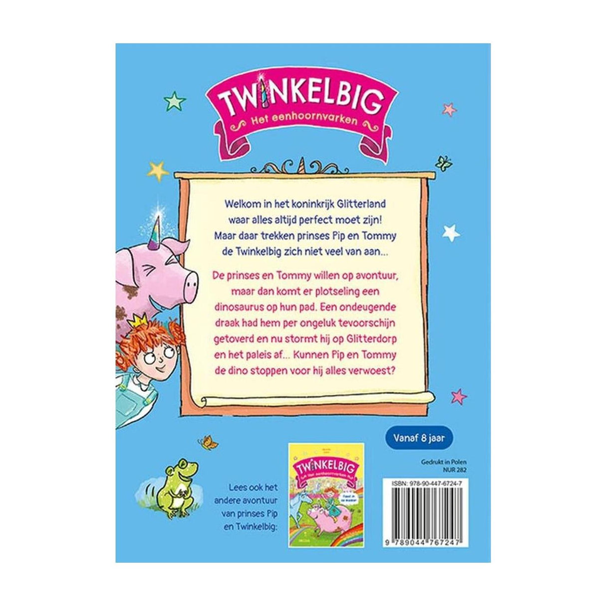 Deltas twinkelbig het eenhoornvarken - de dappere draak